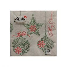 Servítky Christmas vhodné na decoupage cena za 1 ks