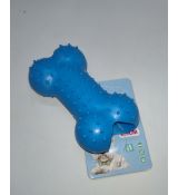 Hračka pre psa kosť 8,5cm modra