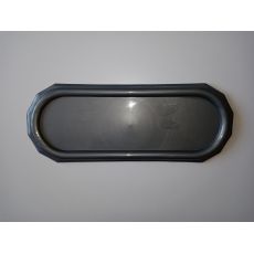 Náhrobná podložka plastová pod kahance sivá 38x15cm