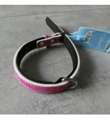 Obojok pre psa rúžový s mäkkou podšívkou 560x25mm