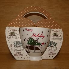 Sviatočný hrnček 390ml - Happy Holiday