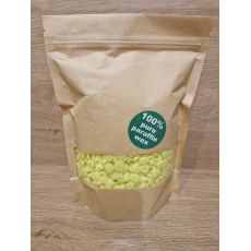 Parafín na sviečky v pastilkách, žlto-zelený - 400g