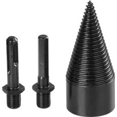 Tŕň štiepací, 42 mm, adaptéry HEX 1/2" a SDS+, na drevo