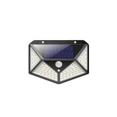 Solárne štvorstranné LED osvetlenie s pohybovým senzorom - 100 LED