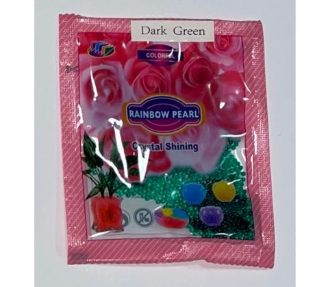 Vodné gélové guličky - Tmavo zelene - 10g