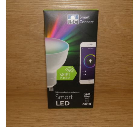 Chytrá LED RGB žiarovka, 380lm - LSC Smart Connect