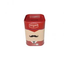 Plechová pokladnička hranatá