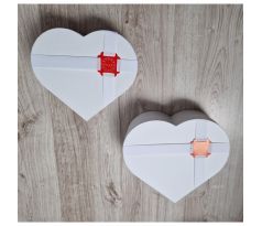 Set kvetinových boxov, Srdce - 2ks