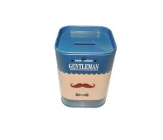 Plechová pokladnička hranatá