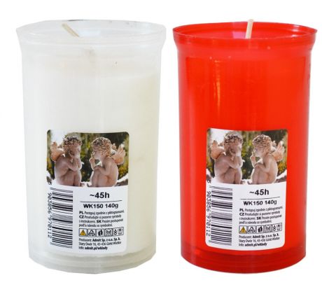 Parafínová naplň, 140g - 45h