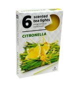 ADMIT vonné čajové sviečky Citronella - 6ks