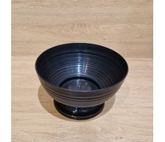 Náhrobný kvetináč, plastový, čierny - 13,05x22,5cm