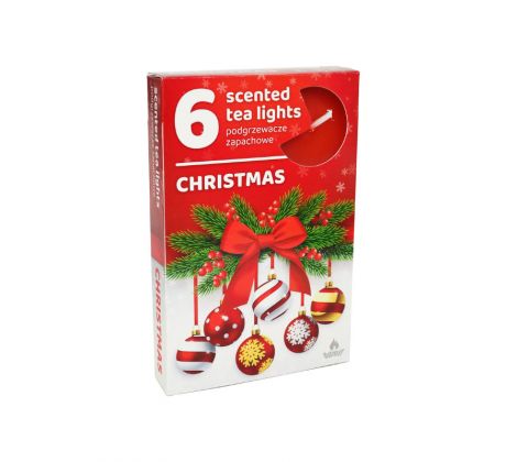 Vonné čajové sviečky, Vianoce - 6ks