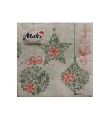 Servítky Christmas vhodné na decoupage cena za 1 ks