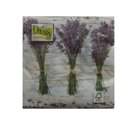 Servítky Levanduľa 4 vhodné na decoupage cena za 1 ks