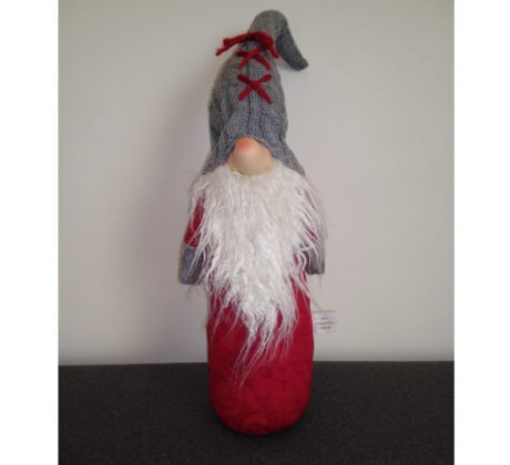 Vianočný škriatok s čiapkou stojací 50cm