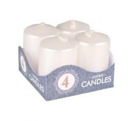 Adventné sviečky 4ks - Biele