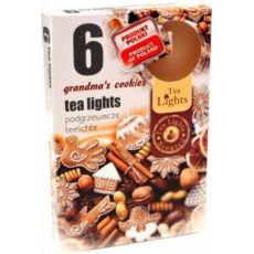 Admit Vonné čajové sviečky 6ks cookies