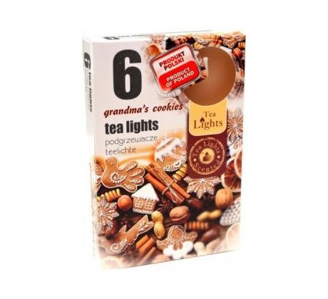 Admit Vonné čajové sviečky Cookies - 6ks