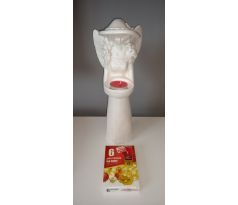 Sádrová soška anjel + Zdarma Vonné čajové sviečky Vianoce 6ks