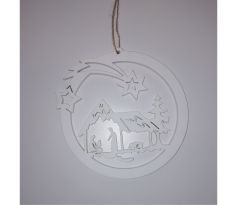 Vianočná dekorácia, závesná 15cm