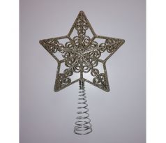 Vianočná hviezda, zlatá 20cm