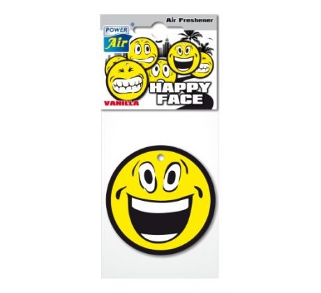 Power Air Happy face osviežovač vzduchu Vanilla