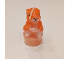 Veľkonočná sviečka zajačik červená