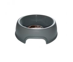 Miska pre mačičky a šteniatka plastová 400ml sivá