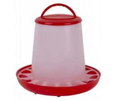 Tubusové krmítko s prepážkami 1,5 kg pre kuriatka, prepeličky