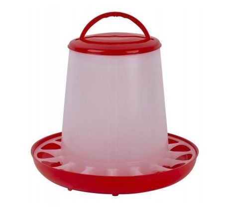 Tubusové krmítko s prepážkami 1,5 kg pre kuriatka, prepeličky