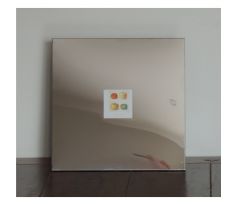 Fotorámik 30,5x30,5cm na fotku s rozmermi 7,6x7,6cm - nerez