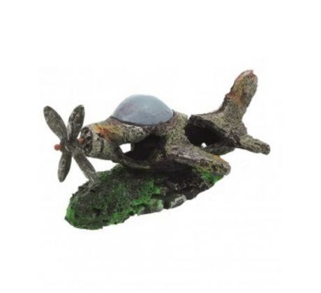 Dekorácia do akvária - vrak lietadla 16x9x6.5cm