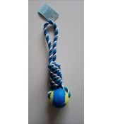 Pletená Hráčka pre psov z loptou 33,5cm