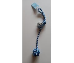 Pletená Hráčka pre psov z loptou 48cm