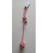 Pletená Hráčka pre psov z loptou 48cm