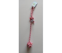 Pletená Hráčka pre psov z loptou 48cm