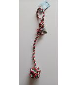 Pletená Hráčka pre psov z loptou 48cm