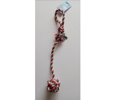 Pletená Hráčka pre psov z loptou 48cm