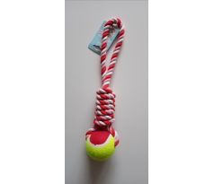 Pletená Hráčka pre psov z loptou 33,5cm