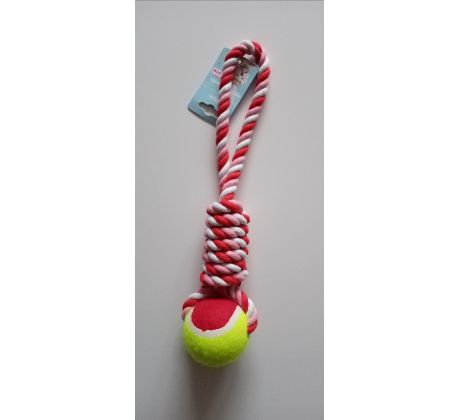 Pletená Hráčka pre psov z loptou 33,5cm