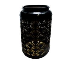 Lampáš kovový čierny