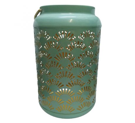 Lampáš kovový, svetlo modrý