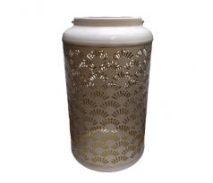 Lampáš kovový rúžový