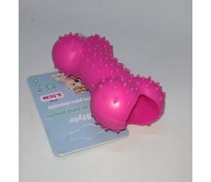 Hračka pre psa kosť 8,5cm ružová