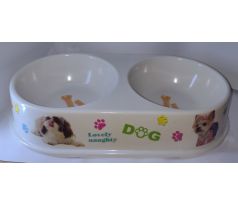 Miska pre psov plastová 27,5x14cm