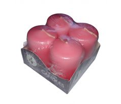 Adventné sviečky 4ks - Ružové