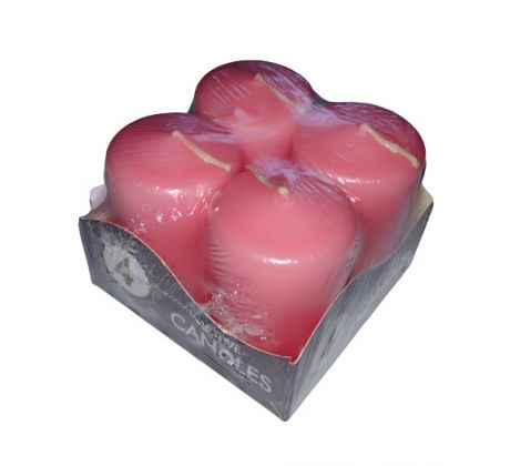 Adventné sviečky 4ks - Ružové