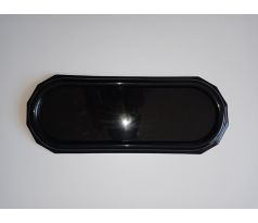 Náhrobná podložka plastová pod kahance čierna 38x15cm