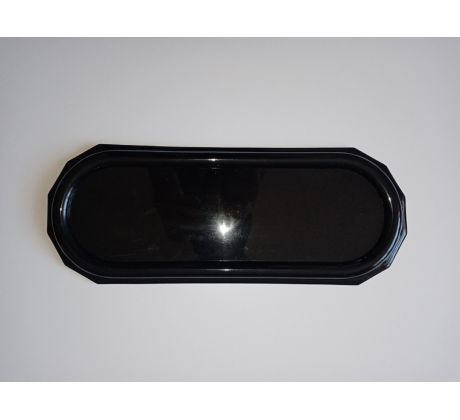 Náhrobná podložka plastová pod kahance čierna 38x15cm